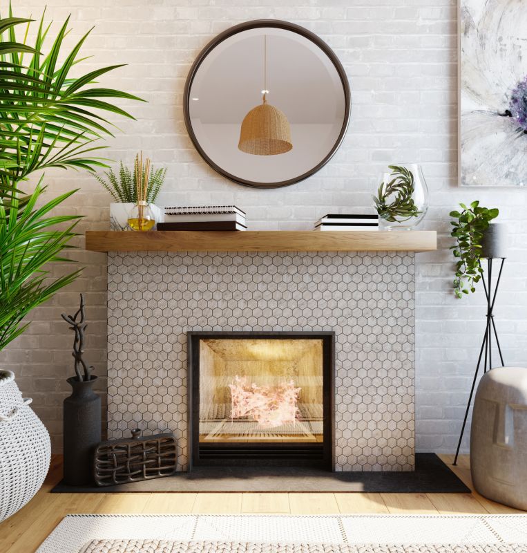 Fireplace Tile Finishing